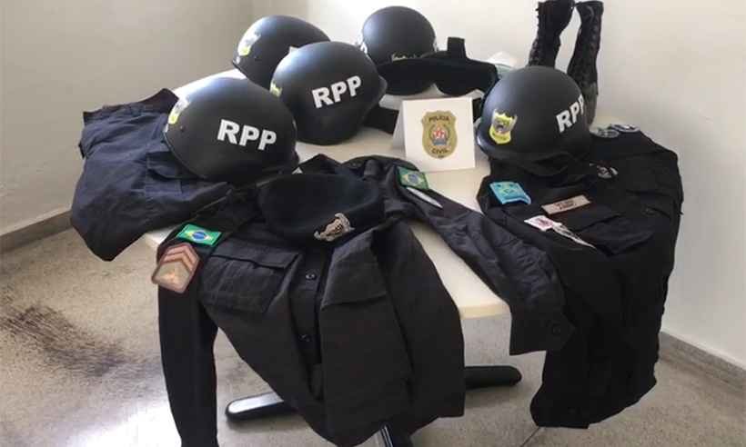 Polícia desmantela serviço de segurança clandestino em Contagem - Polícia Civil/Divulgação