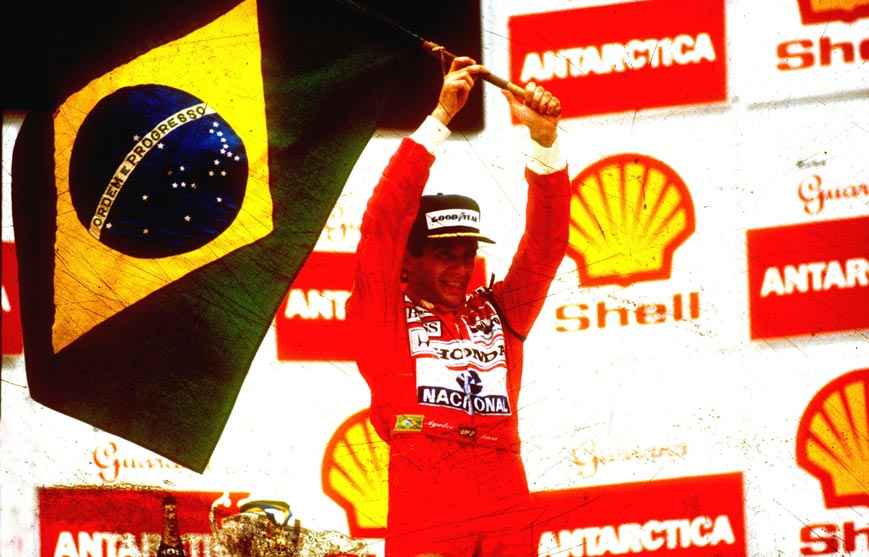 Mesmo depois de 26 anos, Ayrton Senna continua presente - Gabriel Paiva/EM %u201324/3/1991