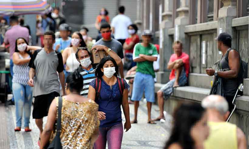 Pesquisa aponta população da Grande BH com medo do coronavírus e dos irresponsáveis - Leandro Couri/EM/D.A Press 