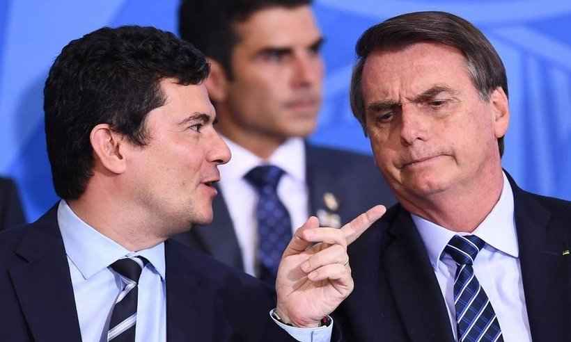 Ao menos 15 ministros estiveram com Moro e Bolsonaro em reuniões citadas à PF - Evaristo Sá/ AFP