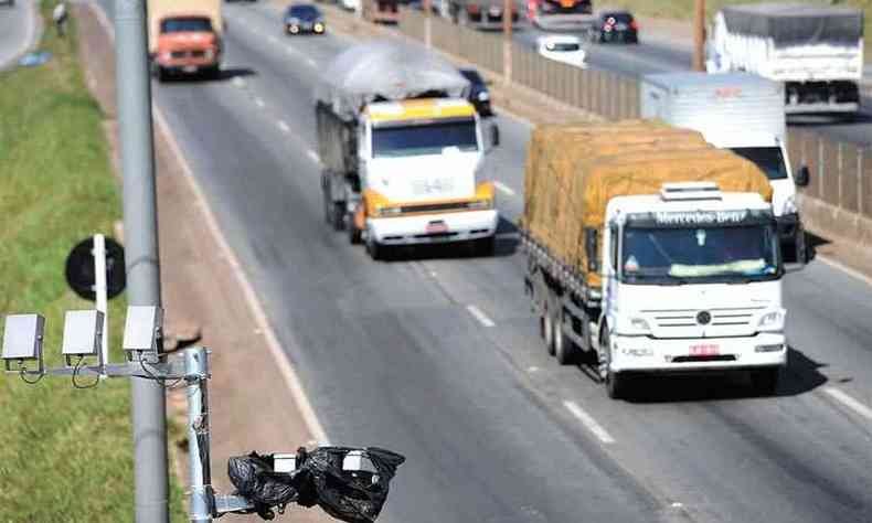 Rodovias mineiras ganham mais seis radares; veja onde - Leandro Couri/EM/D.A Press