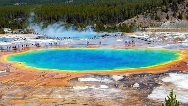 A descoberta nas fontes termais de Yellowstone, nos EUA, que se tornou chave para os testes da covid-19 - Getty Images