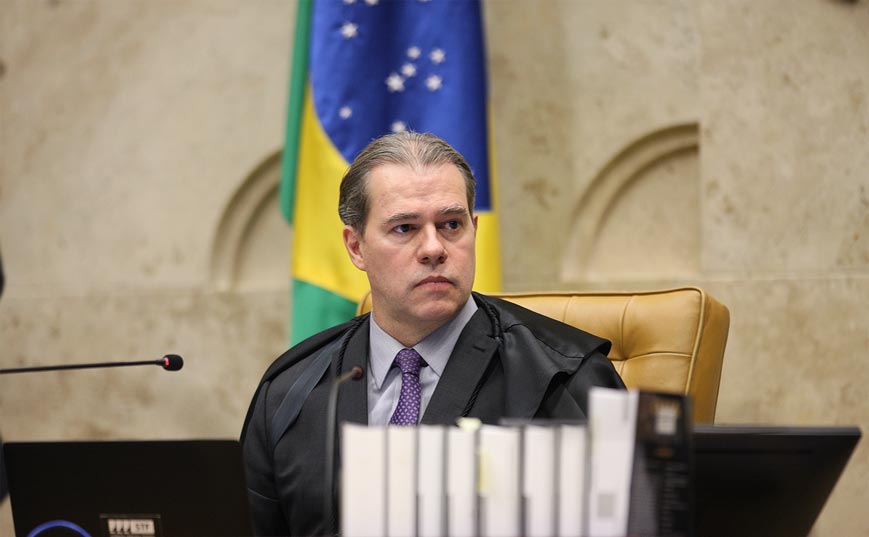 Dias Toffoli lembra o que diz a Constituição sobre liberdade imprensa - Nelson Júnior/SCO/STF