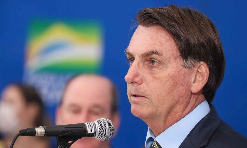 Live com Bolsonaro é interrompida por dificuldade na transmissão - Isac Nóbrega/PR