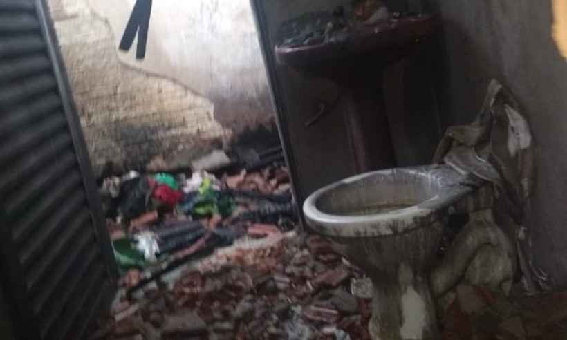 Homem é preso após colocar fogo na casa da ex-esposa, no Sul de Minas - Polícia Civil/Reprodução
