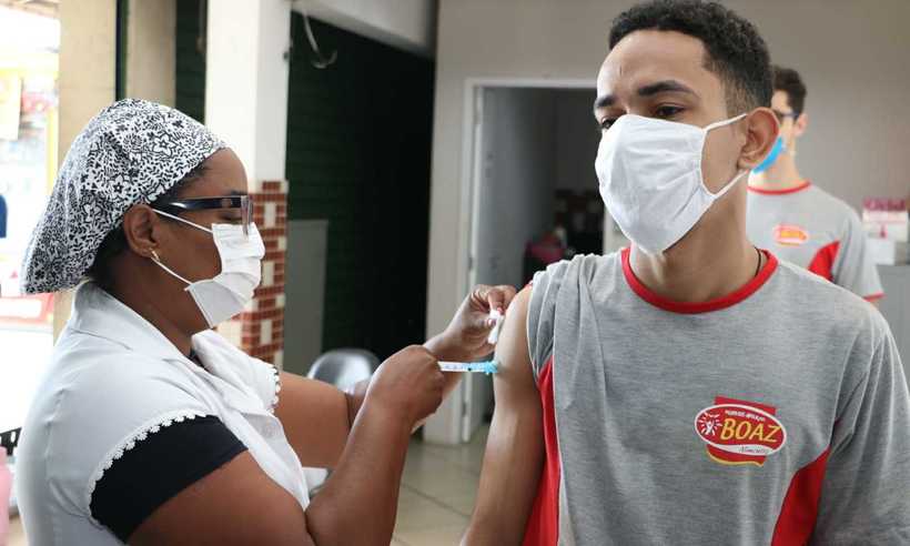 Vacinação contra a gripe na Ceasa vai até sexta-feira - Secretaria de Saúde de Contagem/Divulgação