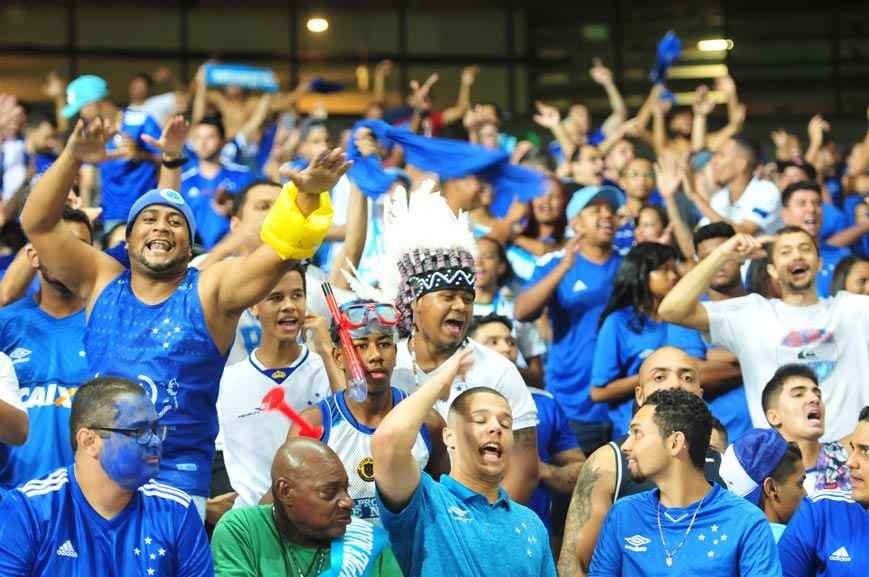 Torcida celeste, que terá novo presidente, cobra punição por desvios - Gladyston Rodrigues/EM/D.A Press - 7/3/19