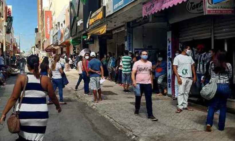 Montes Claros implanta plano de flexibilização, e lojas serão reabertas nesta quinta-feira - Luiz Ribeiro/EM/D. A Press
