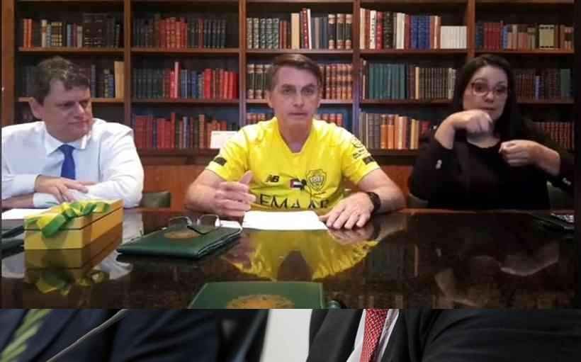 Coronavírus: Bolsonaro diz que "morre mais gente de pavor" - Reprodução