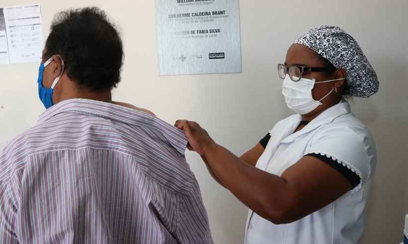 Mais de 2.300 pessoas foram vacinadas contra a gripe na Ceasa  - Prefeitura Municipal de Contagem/Reprodução