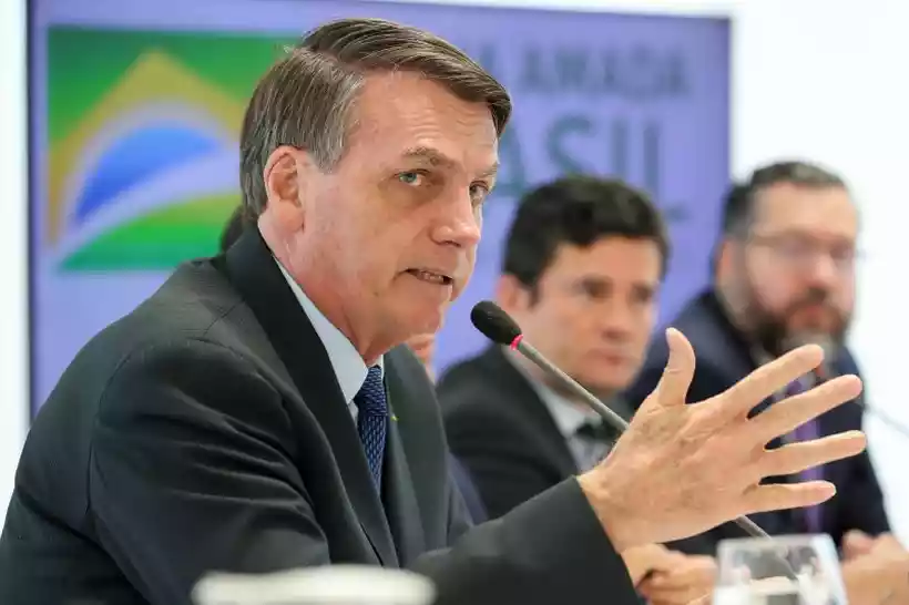 Antes de reunião, Bolsonaro disse a Moro que mudaria comando da PF - Marcos Corrêa/PR
