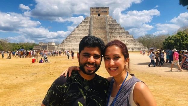 Coronavírus: Casal vive lua de mel sem fim durante pandemia - Arquivo pessoal