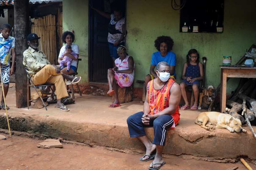 Quilombo do Açude adia candombe em homenagem à Nossa Senhora  - Leandro Couri/EM/DA PRESS