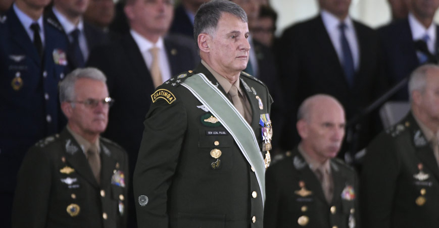 O almoço de Bolsonaro com o comando das Forças Armadas fora da agenda - ED ALVES/CB/D.A. PRESS