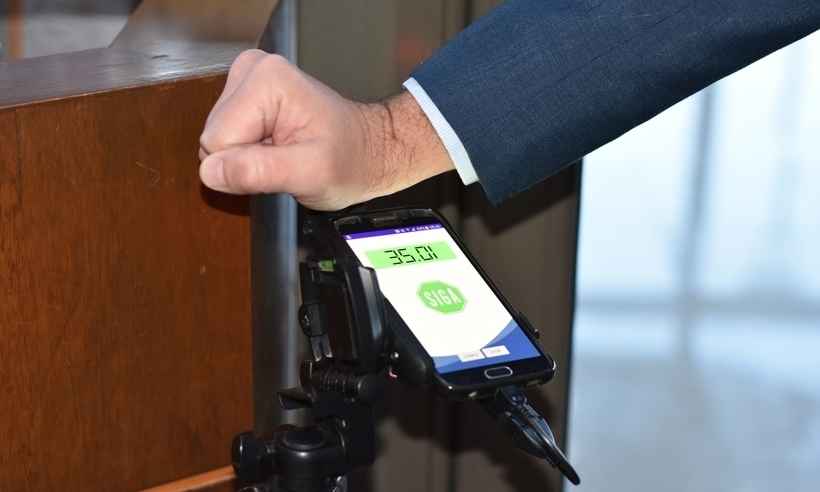 Startup desenvolve sistema de medição de temperatura integrado a smartphone ou tablet - Foto: Divulgação/Lactec