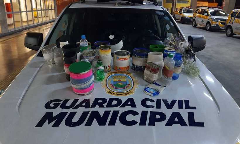 Guarda municipal aborda jovens que usavam linha chilena e é surpreendido com mata-leão em BH - Divulgação/Guarda Municipal