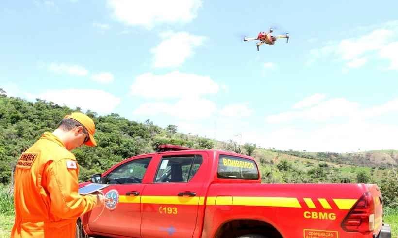 Ocorrências em trilhas mobilizam bombeiros de Minas durante a quarentena - Jair Amaral/EM/D.A. Press