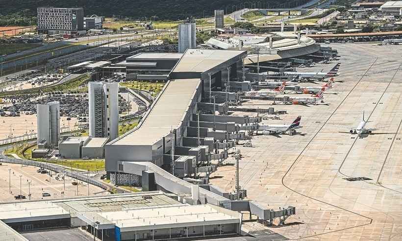 Aeroporto de Confins deve ter alta de 57% dos voos em junho - Divulgação/BH Airport