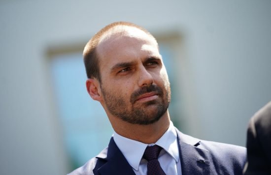 Eduardo Bolsonaro: 'Na intimidade, até pai fala que vai matar filho, namorado fala que vai matar namorada' - Reprodução/Agencia Brasil