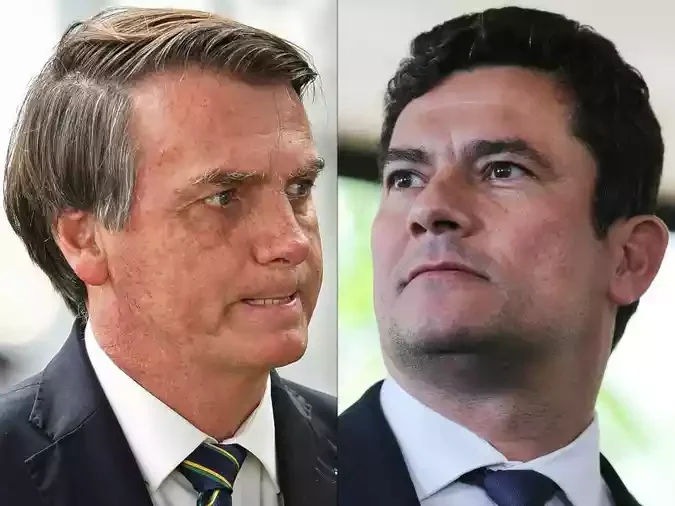 'Graças a Deus ficamos livres dele', diz Bolsonaro sobre Moro - Evaristo Sá/AFP
