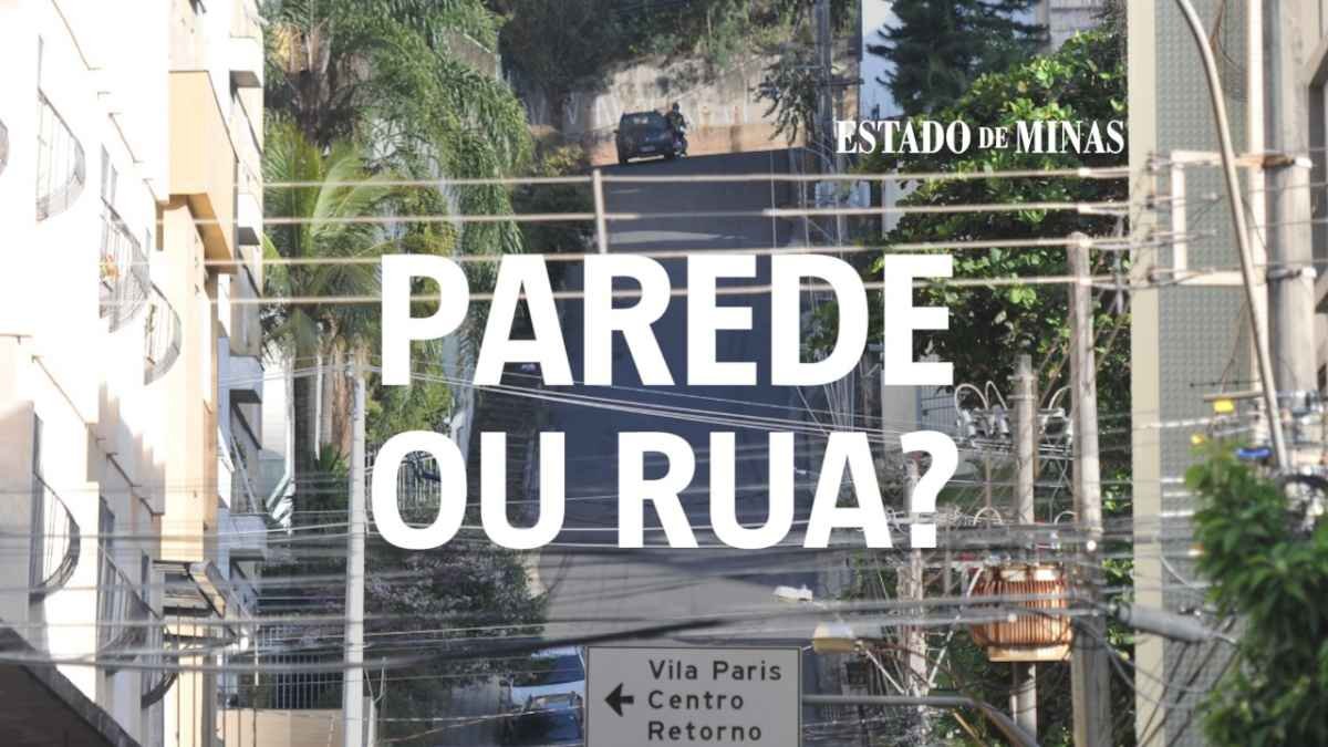 Esta ladeira que viralizou está longe de ser a mais íngreme de BH; entenda - Alexandre Guzanshe/EM/D.A Press