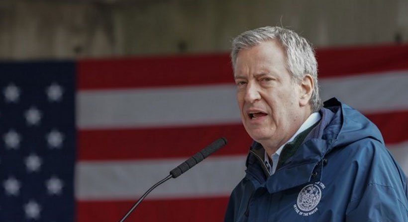 Prefeito de Nova York anuncia toque de recolher em meio a protestos - Bryan R. Smith / AFP