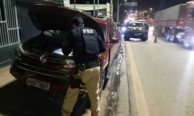 Homem suspeito de assaltar caminhão de cigarros é preso em Contagem - PRF/ Divulgação