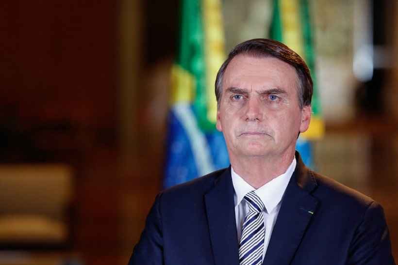 Bolsonaro volta a chamar manifestantes contra seu governo de 'terroristas' - Isac Nóbrega/PR