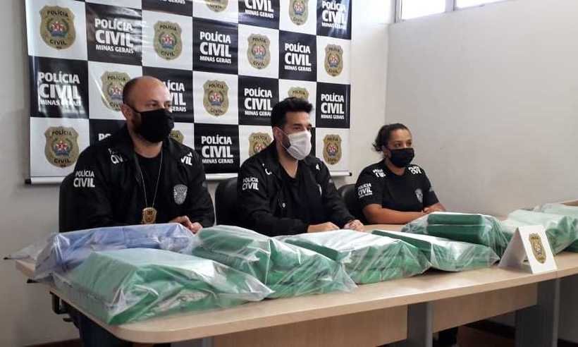 Polícia prende quatro homens e desbarata parte de quadrilha de traficantes em BH - Divulgação/PCMG