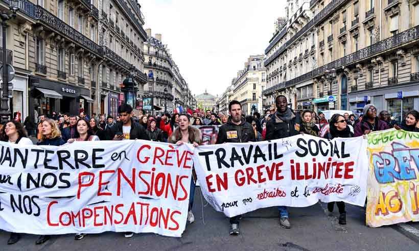 O mundo pós-COVID-19: a hora da proteção social - Alain JOCARD/AFP -17/2/20