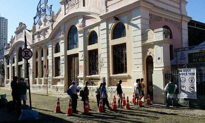Espaço acolhe população de rua de BH durante pandemia do coronavírus - Juarez Rodrigues/EM/D.A Press