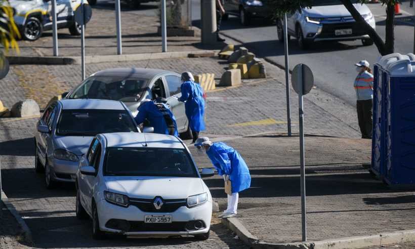 Em um mês, barreiras sanitárias em BH encaminharam mais de 1.268 pessoas para atendimento médico - Leandro Couri/EM DA Press