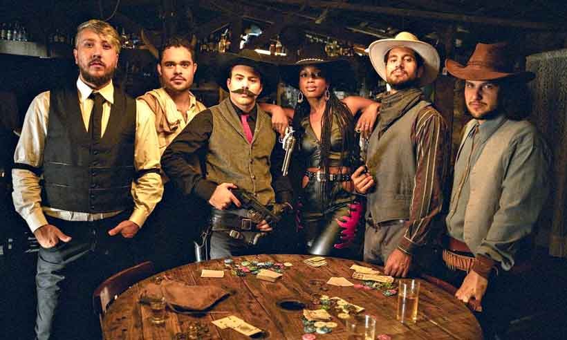 Lagum faz parceria com Iza em 'bar faroeste' - Gabe Gode/DIVULGAÇÃO