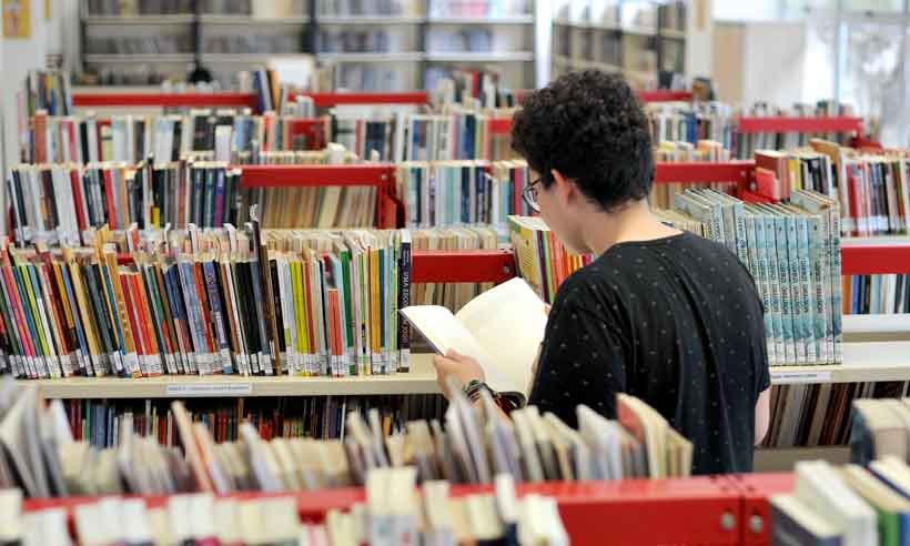 Revele o seu amor pelas bibliotecas de Belo Horizonte - Leandro Couri/EM/D.A Press %u2013 13/3/18