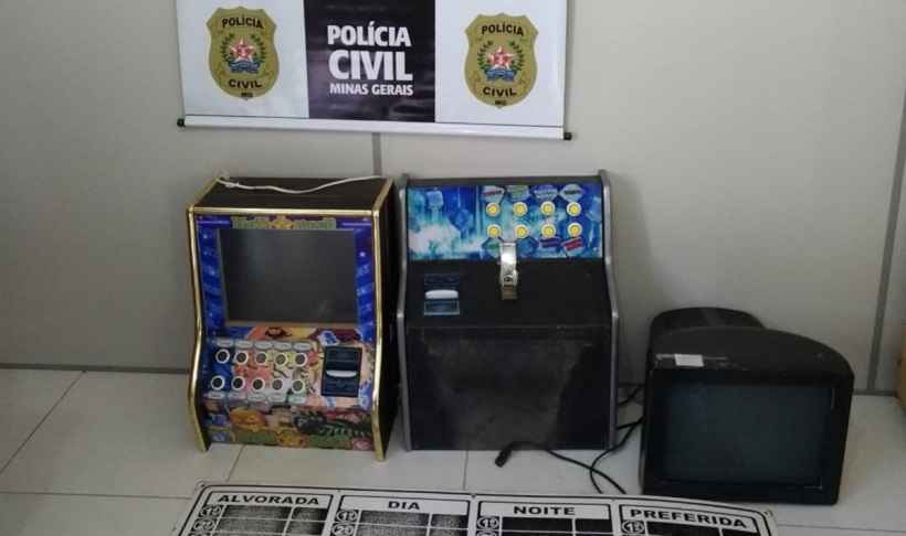 Polícia fecha pontos de jogos de azar em Vespasiano e mais duas cidades - Polícia Civil/Divulgação