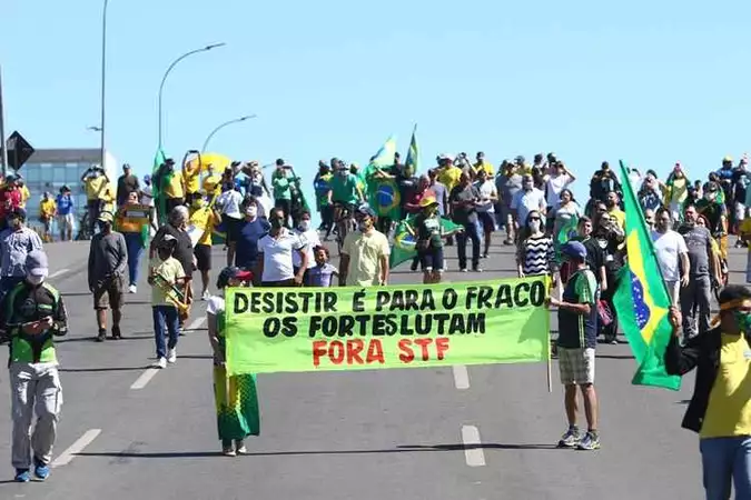 PF prende blogueiro bolsonarista no inquérito dos atos antidemocráticos - Ana Rayssa/ CB/ DAPress
