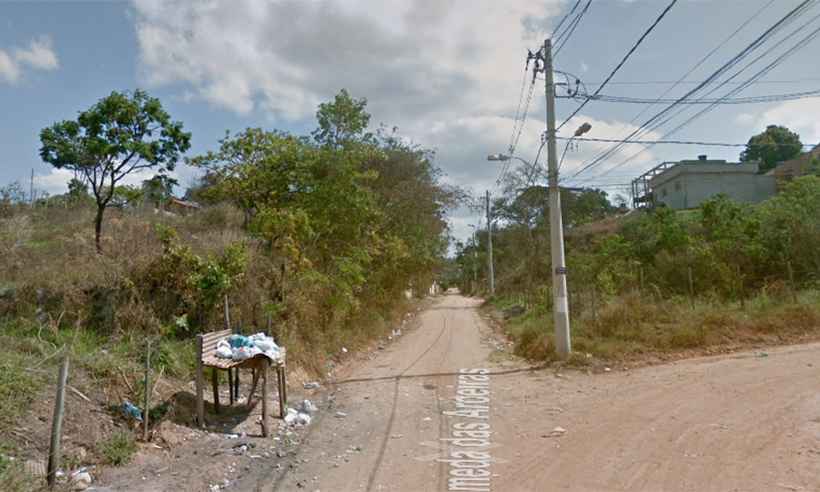 Homem é morto a tiros e golpes de espada ninja em Ribeirão das Neves - Reprodução da internet/Google Maps