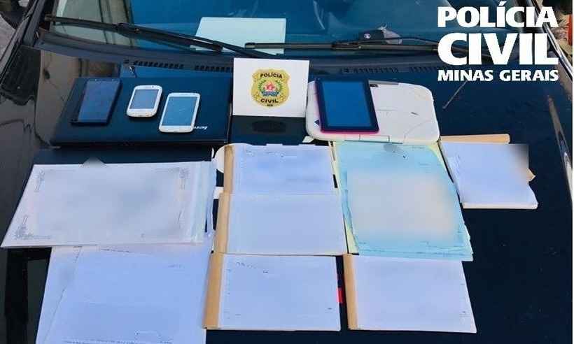 Polícia Civil desmantela esquema de venda de diplomas falsos no Norte de Minas - Polícia Civil/Divulgação