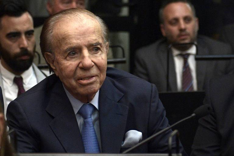 Ex-presidente argentino Carlos Menem é internado na UTI - Juan Mabromata/AFP