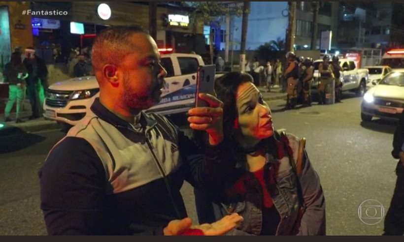 'Cidadão não, engenheiro civil, melhor que você': fiscal é intimidado por casal no Rio - Reprodução