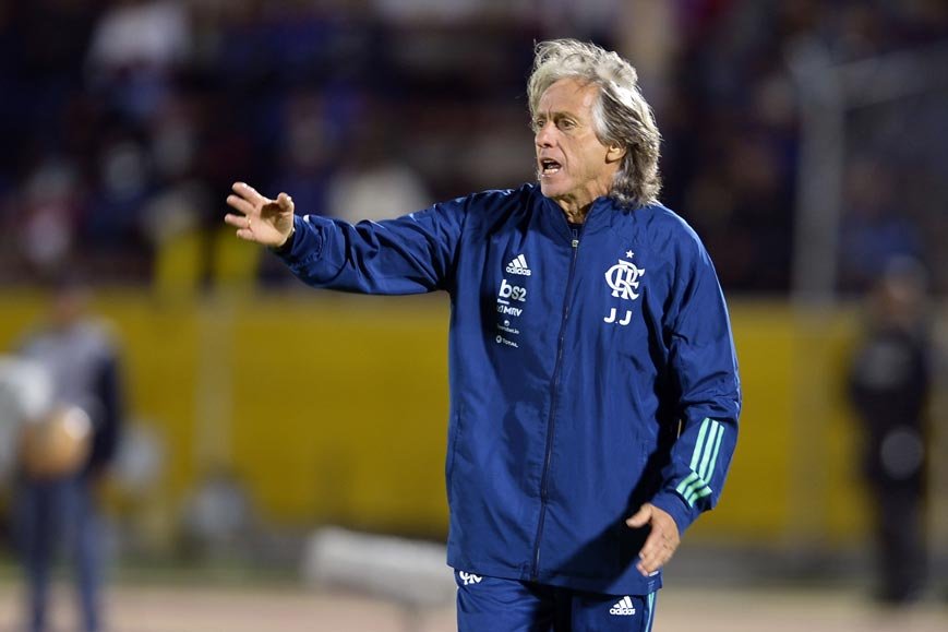 Será o último jogo de Jorge Jesus pelo Flamengo? Imprensa portuguesa diz que sim - Cristina Vega Rhor/AFP - 20/2/20
