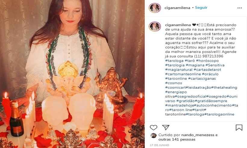 Mulher perde R$ 82 mil em golpe de 'benzimento de dinheiro' - Reprodução/Instagram