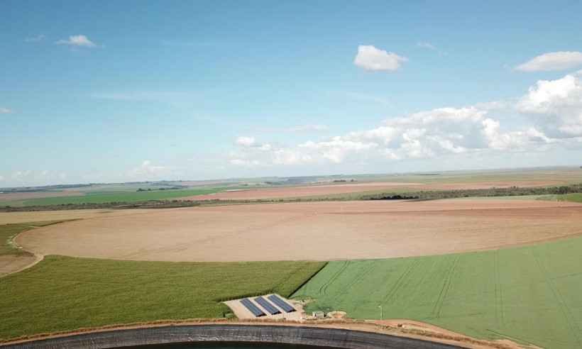 Primeiro pivô de irrigação totalmente movido a energia solar está em Minas Gerais - Faemg/Divulgação