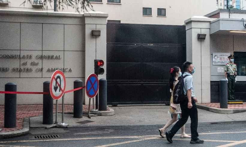 Retaliação: China ordena que EUA fechem consulado em Chengdu - STR / AFP