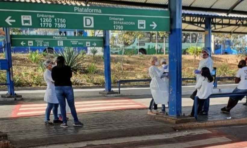 COVID-19: mais três estações de ônibus em BH terão barreiras sanitárias nesta segunda - Divulgação/BHTrans
