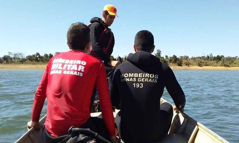 Corpo de jovem que desapareceu em lago de Abaeté é encontrado - Divulgação/ Corpo de Bombeiros