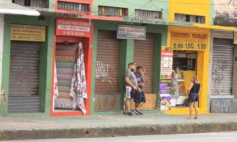 CDL pede 'sensibilidade' por parte da prefeitura para reabertura do comércio em BH - Edésio Ferreira/EM/D.A Press