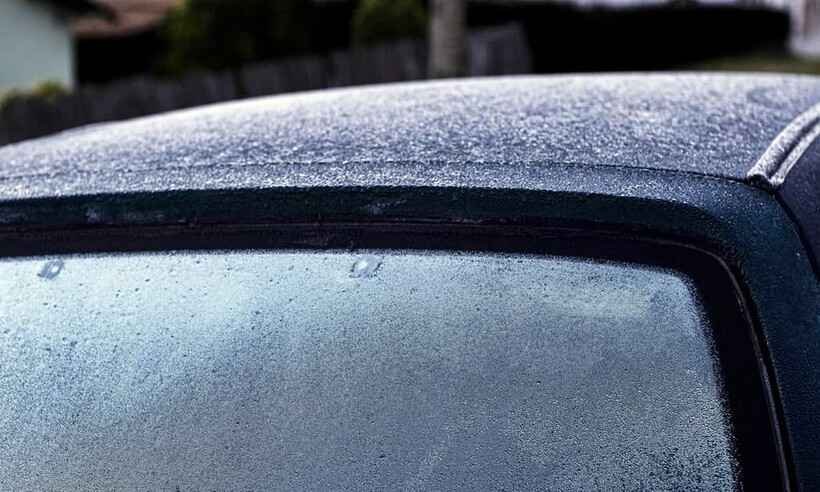 Frio 'congelante' e geadas: temperaturas batem 1°C no Sul de Minas - Divulgação/William Siqueira