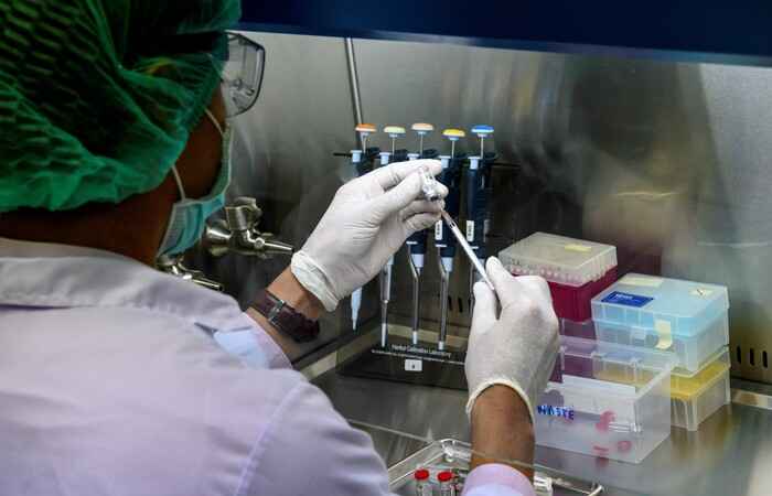 COVID: Cientistas brasileiros produzem teste rápido com base em inteligência artificial - Mladen Antonov/AFP