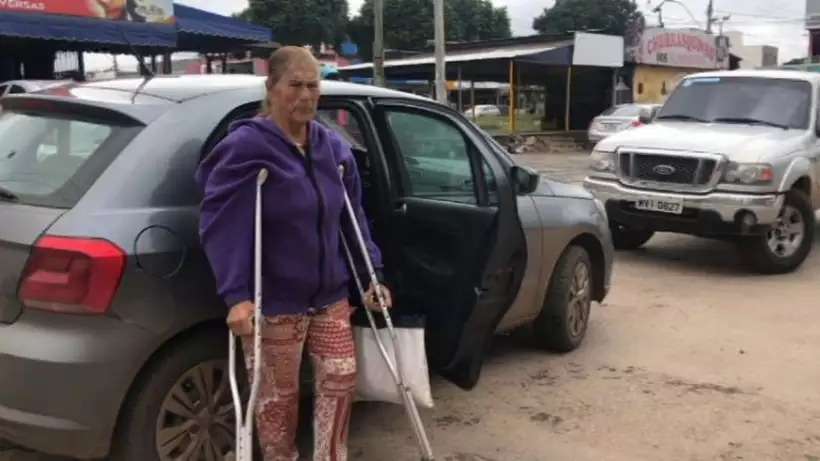 COVID-19: avó de Michelle Bolsonaro já respira sem aparelhos - TV Brasília/Reprodução